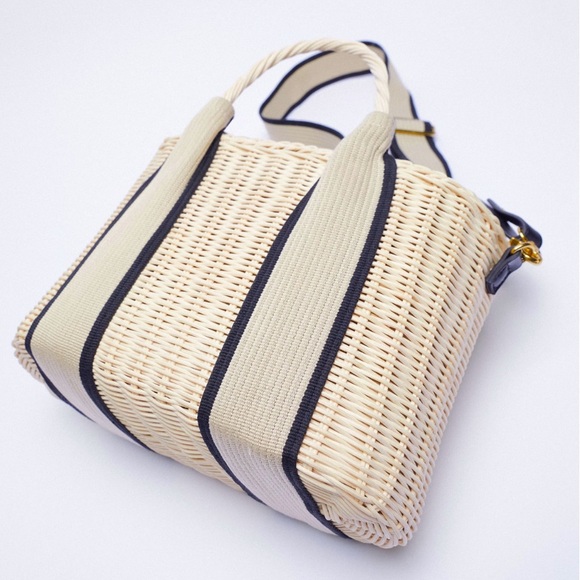 Zara Natural Woven Bag - Picture 4 of 10